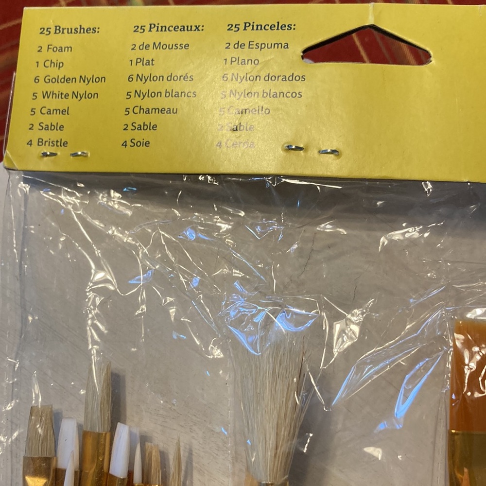 Art Alternatives Bag O’ Brushes 25 Brushes Special Effects Makeup New Paint - Picture 5 of 8